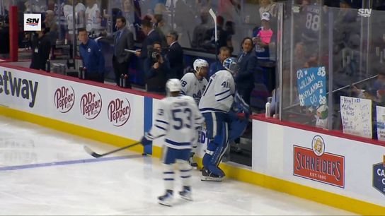 Anthony Stolarz Taken To Hospital After Being Injured In Warm Ups (NHL News)