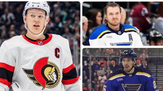 NHL Rumors: Could Brady Tkachuk Be Traded for Robert Thomas and Jordan Kyrou in Blockbuster Deal? (Eklund). Photo by Hockeybuzz.com